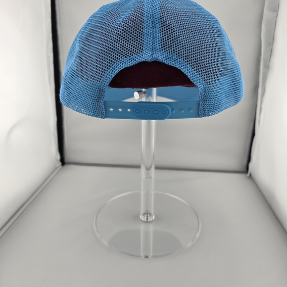 Vintage Pepsi Press Play On Summer Trucker Hat Blue Mesh Snapback Cap - Picture 5 of 6